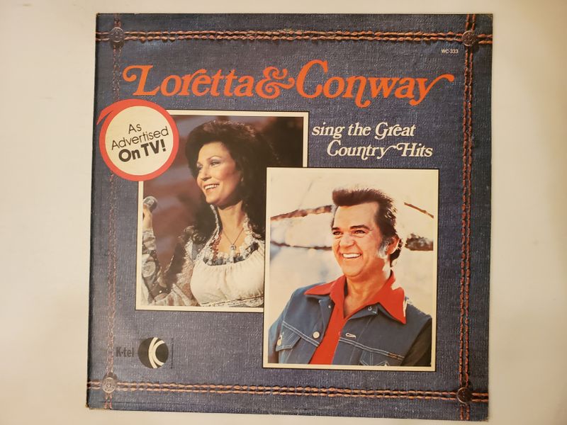Loretta & Conway Sing the Great Country Hits vinyl record